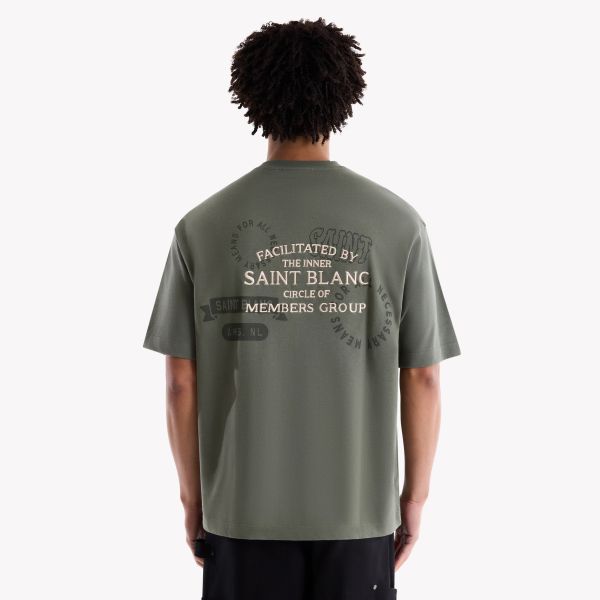 Saint Blanc Inner Circle T-shirt Donker Groen
