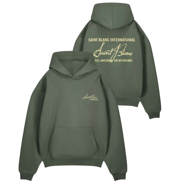 Saint Blanc International Hoodie Donker Groen