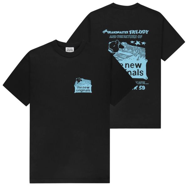 The New Originals Grandmaster Freddy T-shirt Zwart