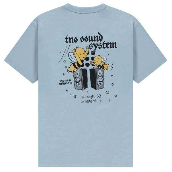 The New Originals Sound T-shirt Licht Blauw