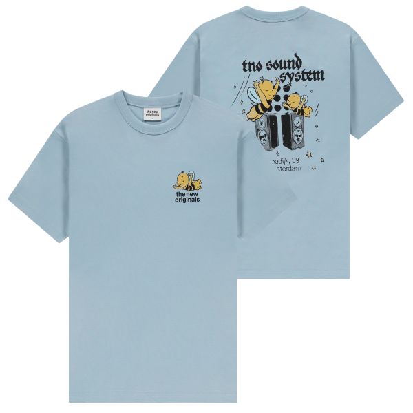 The New Originals Sound T-shirt Licht Blauw