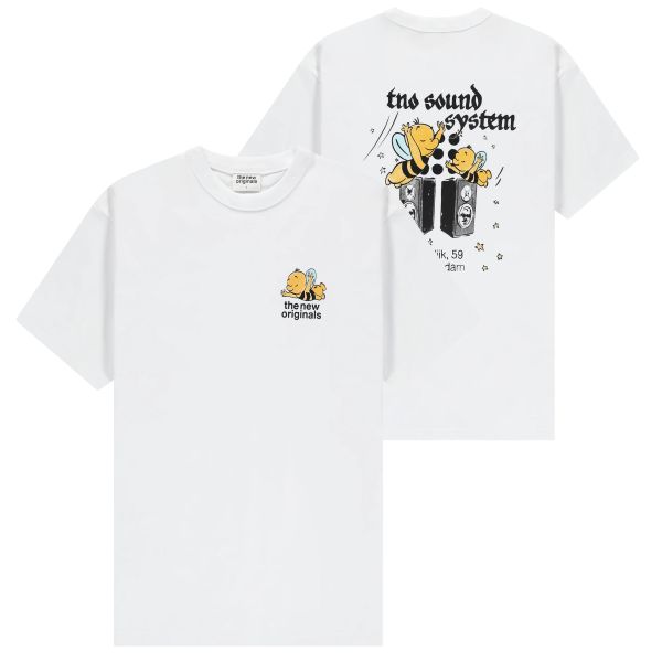 The New Originals Sound T-shirt Wit