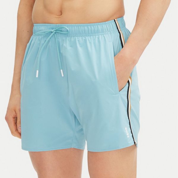 Boss Iconic Zwembroek Licht Blauw