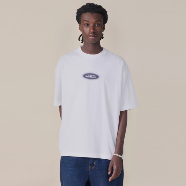 Daily Paper Dotted Logo T-shirt Wit