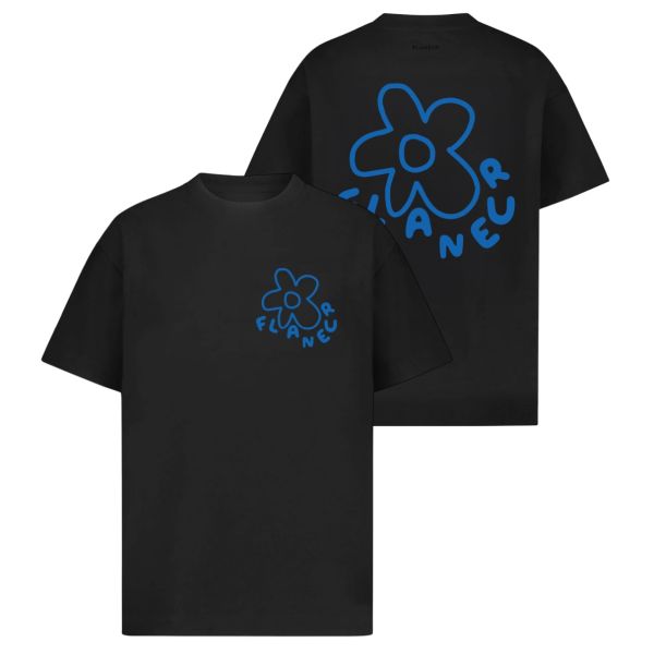 Flâneur Blossom T-shirt Zwart