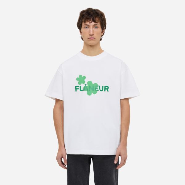 Flâneur Organic Flower T-shirt Wit