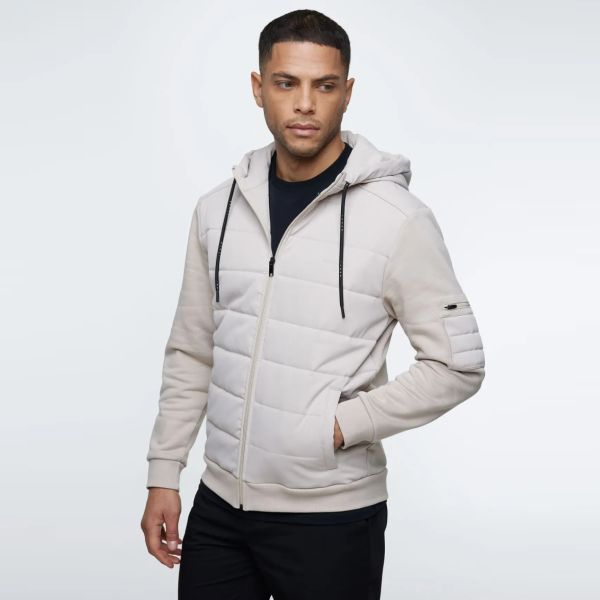 Genti Hooded Vest Beige