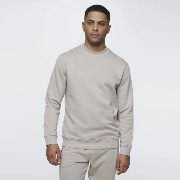 Genti Logo Sweater Beige