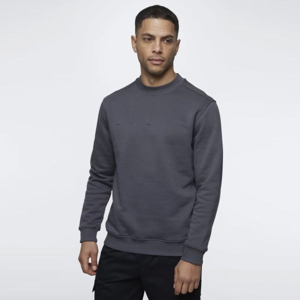 Genti Logo Sweater Grijs