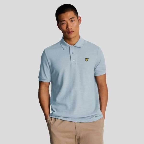 Lyle & Scott Milano Polo Licht Blauw