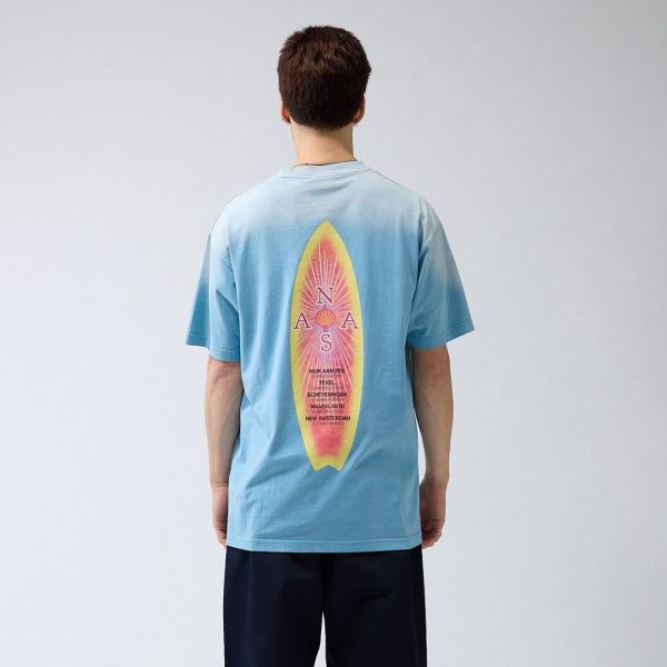 New Amsterdam Surf Association Surfboard T-shirt Blauw