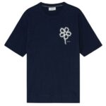 NN.07 Pedro EMB T-shirt Navy