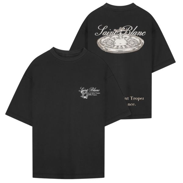 Saint Blanc Casino T-shirt Zwart