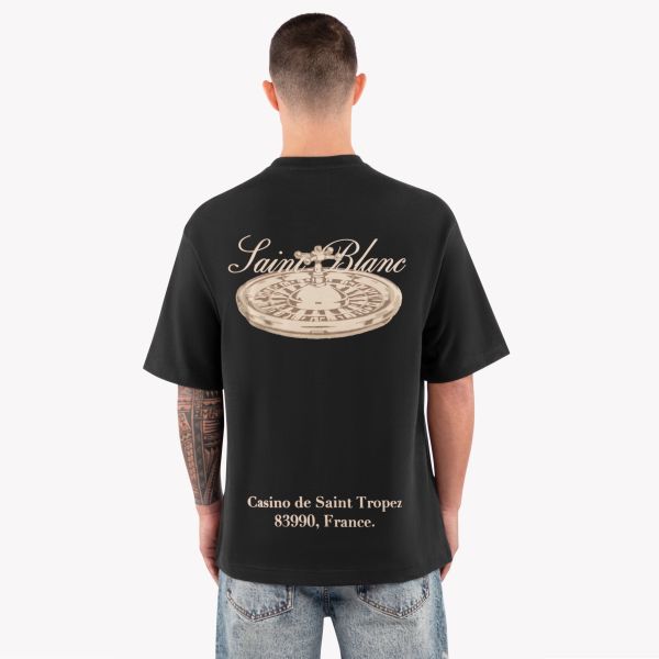 Saint Blanc Casino T-shirt Zwart