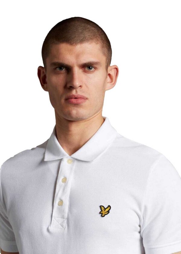 Lyle Scott Plain Polo Wit SP400VOG 626