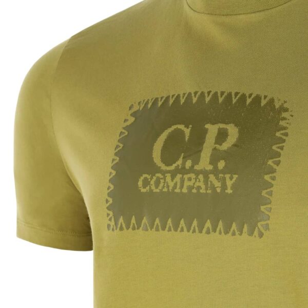 CP Company Label T-shirt Groen 12CMTS042