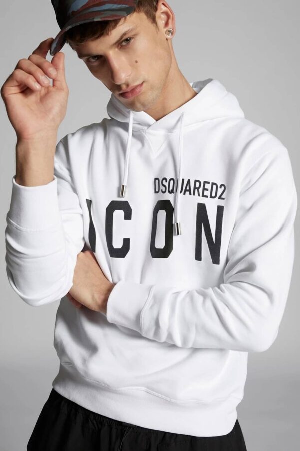 Dsquared2 Icon Hoodie Wit S79GU0003