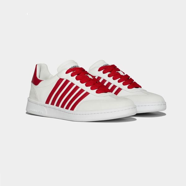 Dsquared2 Striped Sneaker Rood