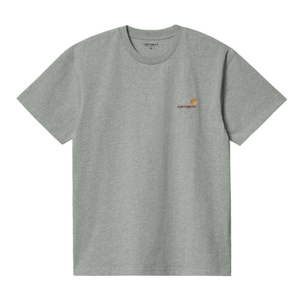 Carhartt American Script T-shirt Grijs