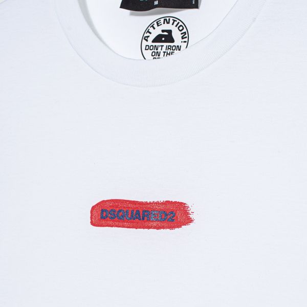Dsquared2 Front Logo T-shirt Wit
