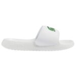 lacoste slipper wit