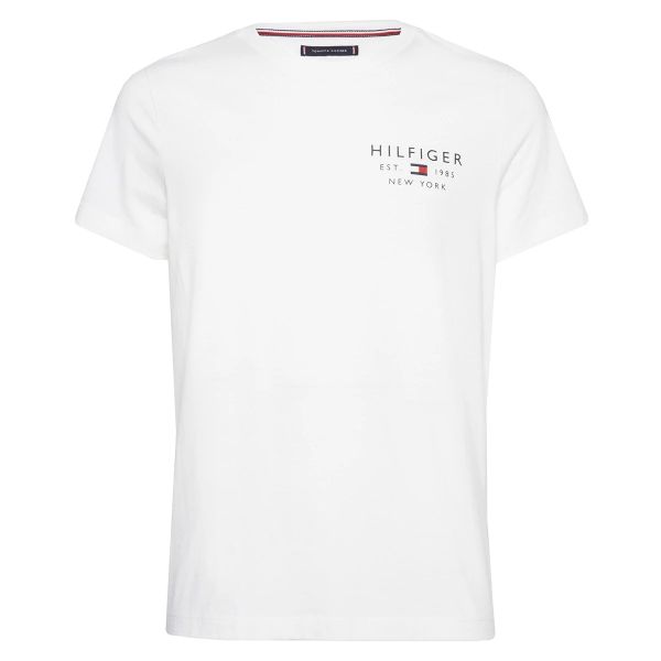 Tommy Hilfiger Brand Love Small Logo T Shirt WeiB