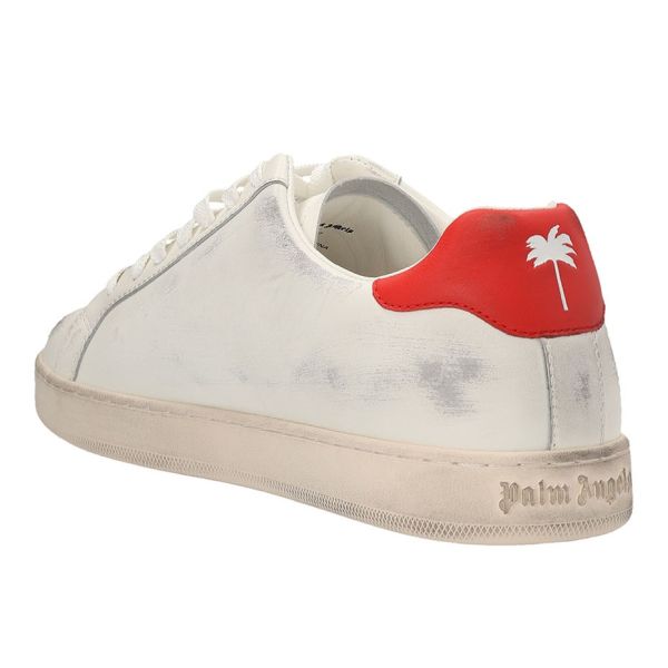 Palm Angels Vintage Logo Sneaker Wit/Rood