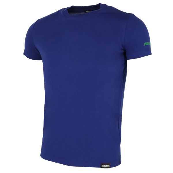 Dsquared2 Basic Logo T-shirt Donker Blauw