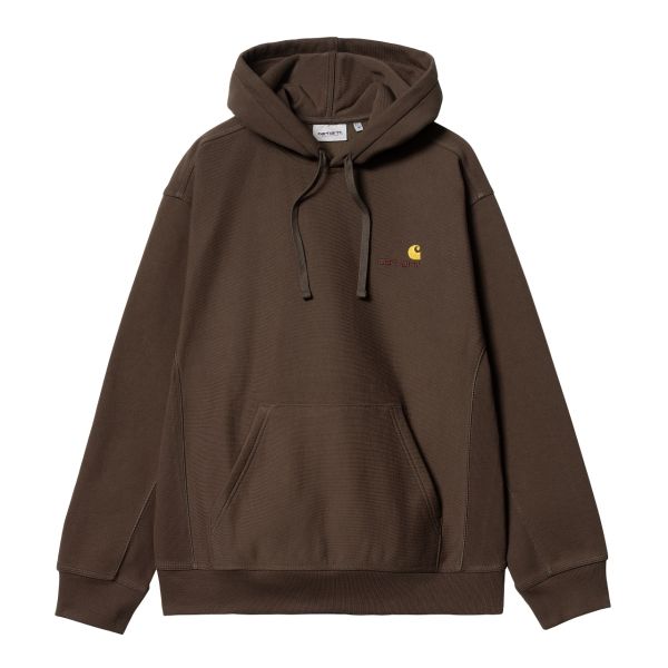 Carhartt American Script Hoodie Bruin