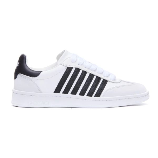 Dsquared2 Striped Sneaker Wit/Zwart