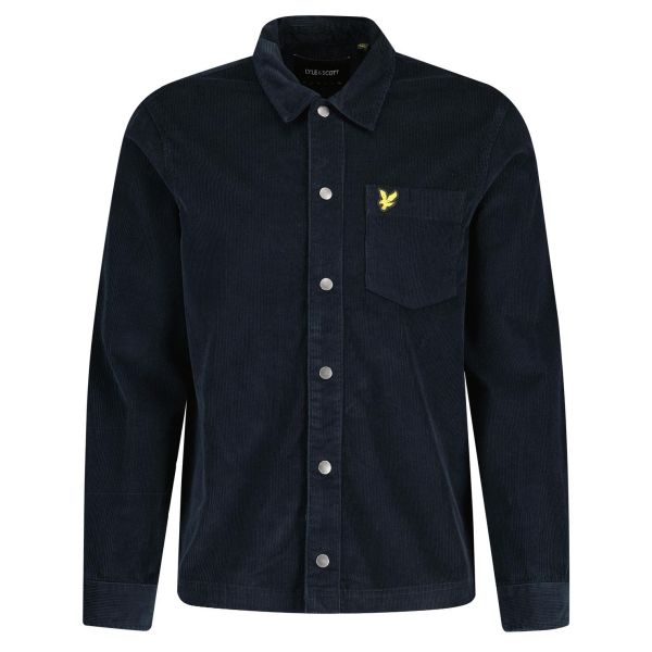 Lyle & Scott Cord Overshirt Navy