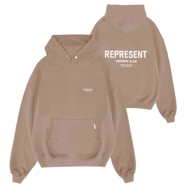 Represent Owners Club Hoodie Beige
