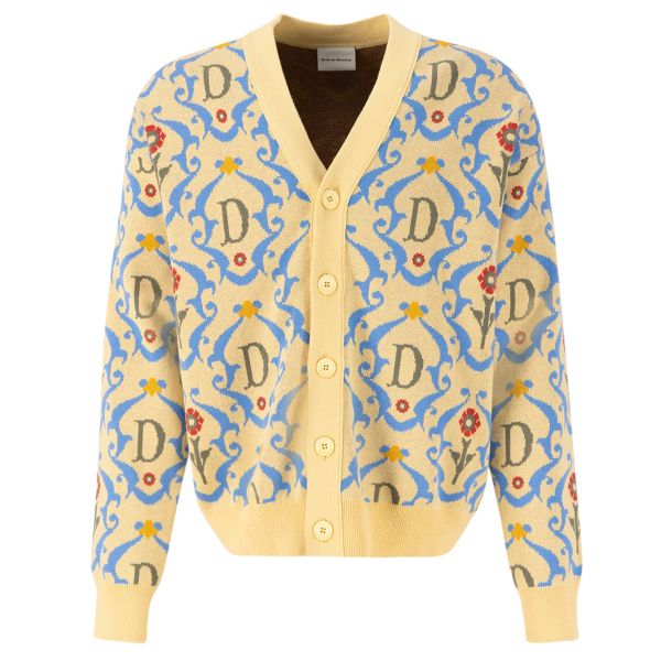 Drôle De Monsieur Ornements Cardigan Geel