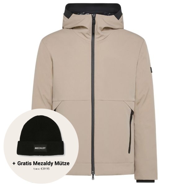 peuterey loge bomber jas beige