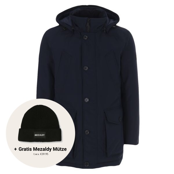 boss osiass parka navy