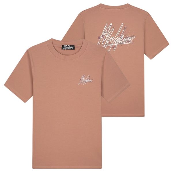 Malelions Splash T-shirt Light Mauve