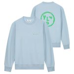 Olaf Face Crayon Sweater Licht Blauw