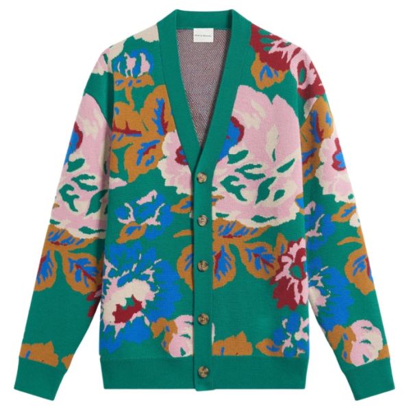 Drôle De Monsieur Peony Cardigan Groen