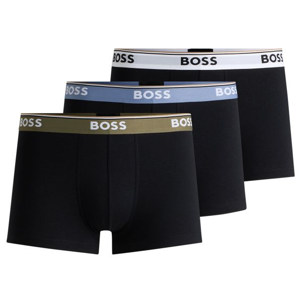 Boss Trunk Boxer 3-Pack Groen/Licht Blauw/Wit