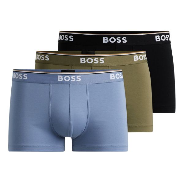 Boss Trunk Boxer 3-Pack Licht Blauw/Groen/Zwart