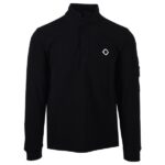 Ma.strum Funnel Longsleeve Polo Zwart