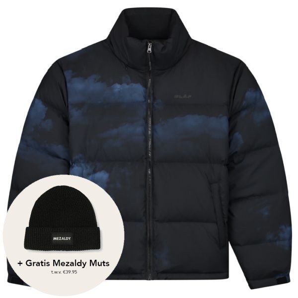 olaf cloud puffer zwart navy