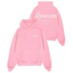 Represent Owners Club Script Hoodie Roze