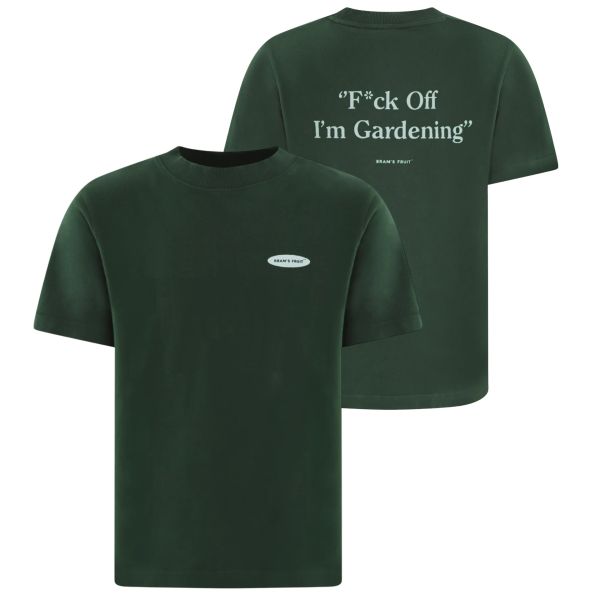Bram’s Fruit Gardening T-shirt Donker Groen