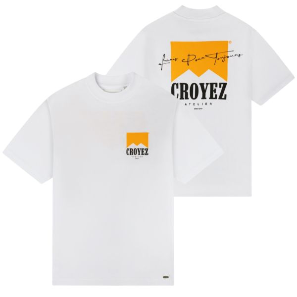 Croyez Fumes T-shirt Wit