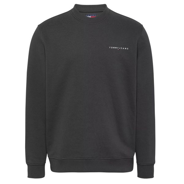 Tommy Jeans Regular Linear Sweater Zwart