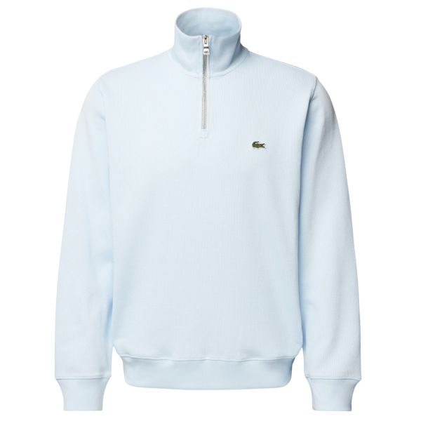 Lacoste Half Zip Sweater Licht Blauw