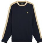 Lyle & Scott Contrast Taped Sweater Navy
